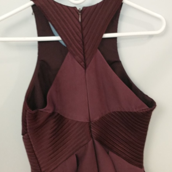 Hamilton Heritage Designer Maroon cocktail dress